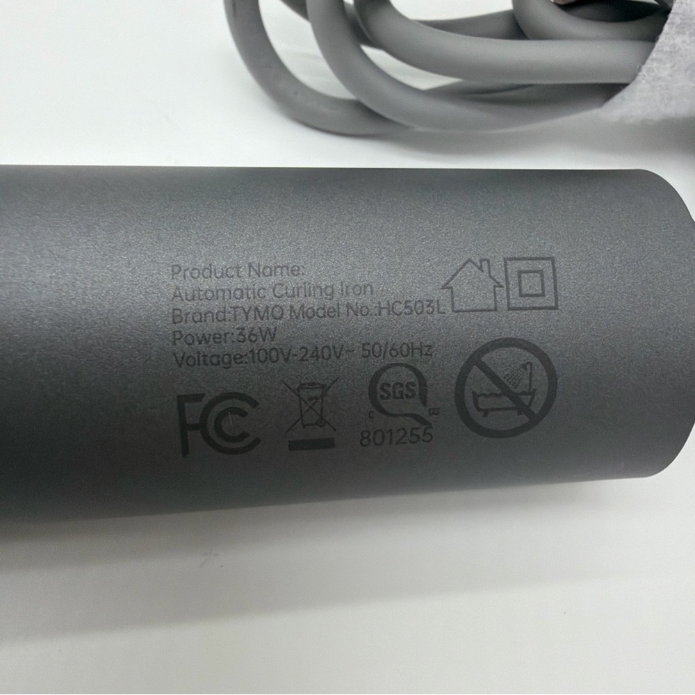 TYMO Curl Pro Automatic Rotating Curling Iron 1"  Curling Wand Works NO BOX - Picture 4 of 4